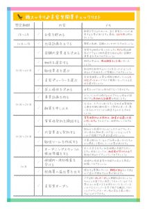 開業チェックリスト
